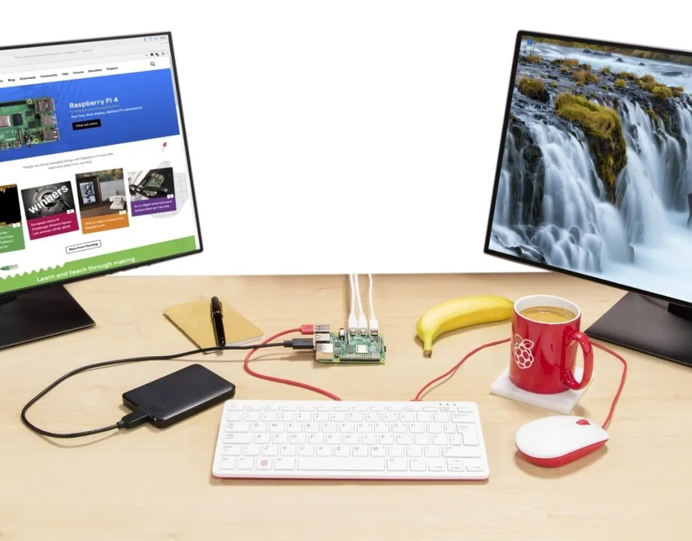 closeup of raspberry pi device